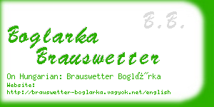 boglarka brauswetter business card